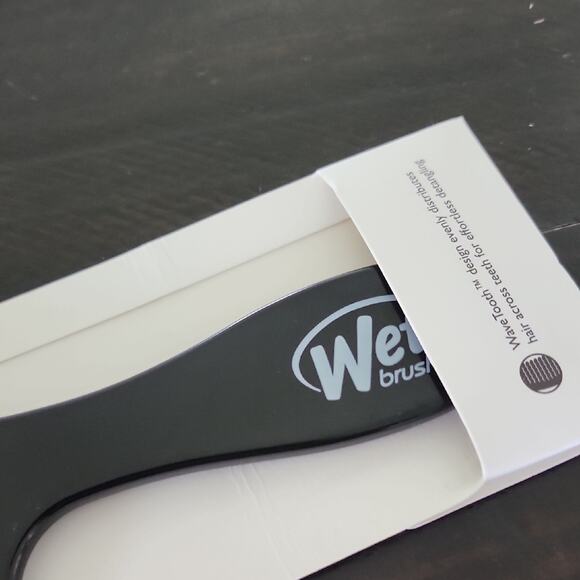 WET BRUSH Detangling Comb Wave Tooth Design Hair Tools Full Size Black - Picture 3 of 5